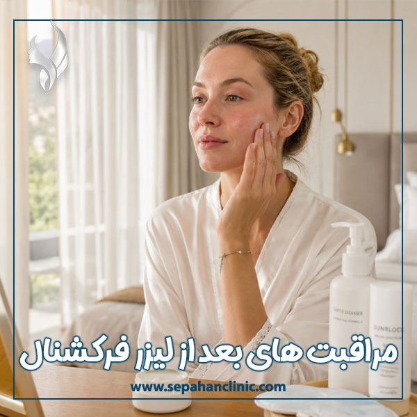 مراقبت های بعد از لیزر فرکشنال + کلینیک سپاهان
